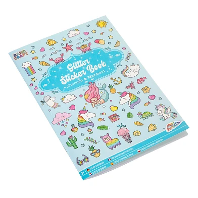 Grafix - Sticker Book Με Glitter Α5, Unicorn & Mermaid (8 Φύλλα) 230486