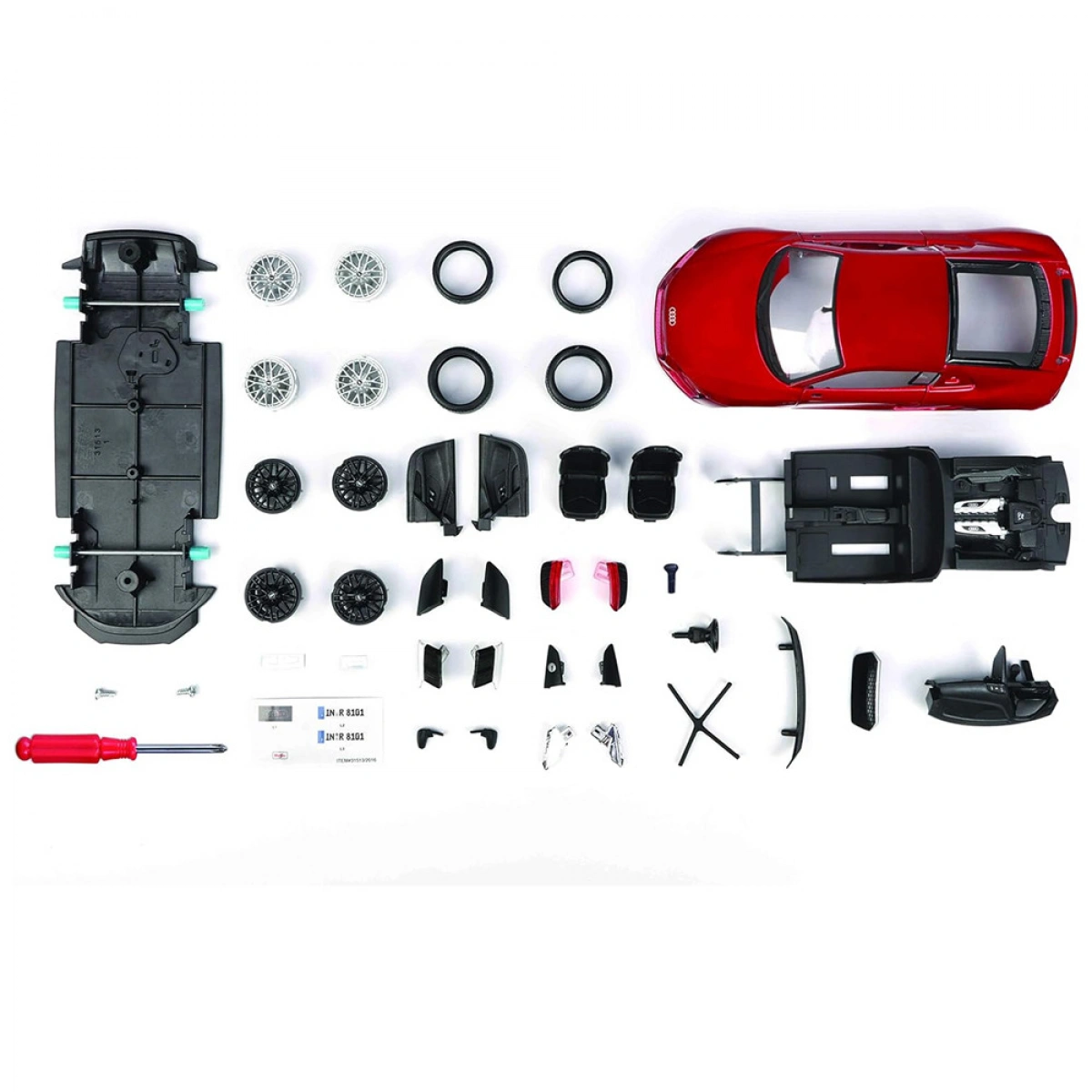 Maisto - 1:24 Συναρμολογούμενο Αυτοκίνητο, Assembly Line, Audi R8 V10 Plus 39510