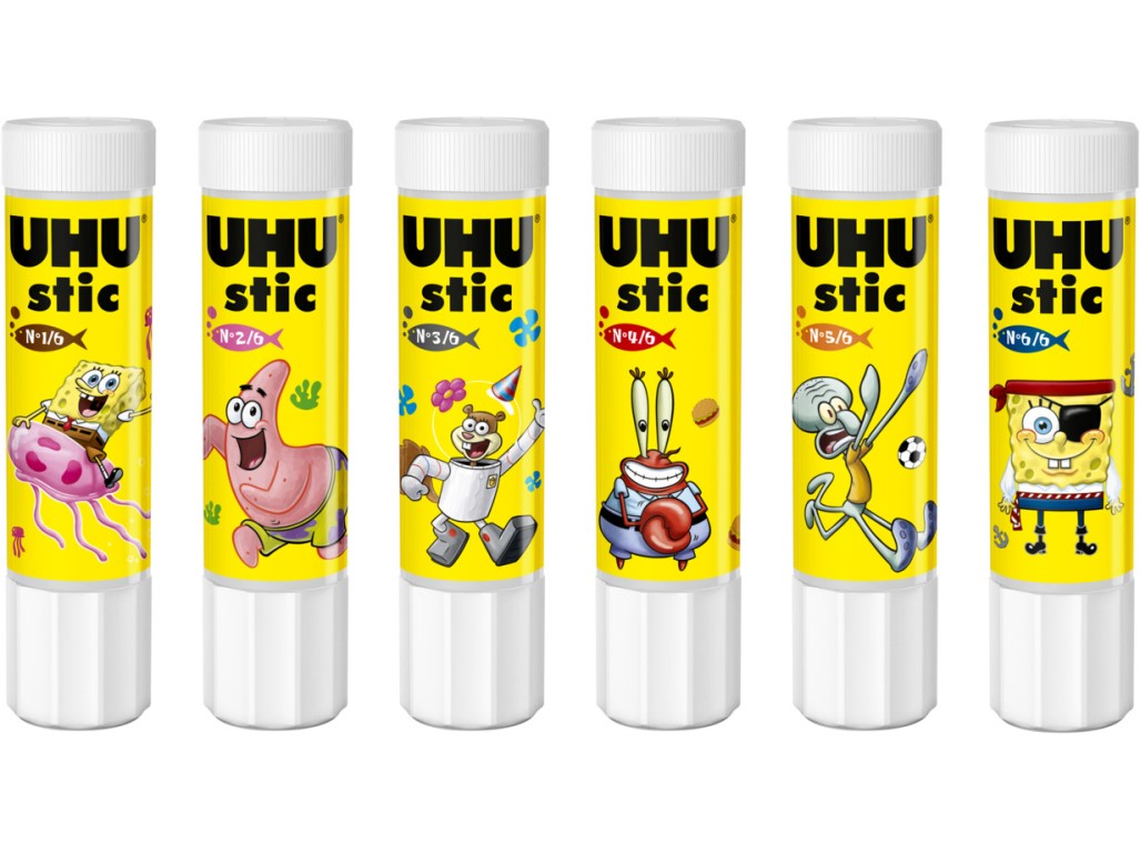 Uhu - Κόλλα Stic SpongeBob, 6 Σχέδια 21g 40267654