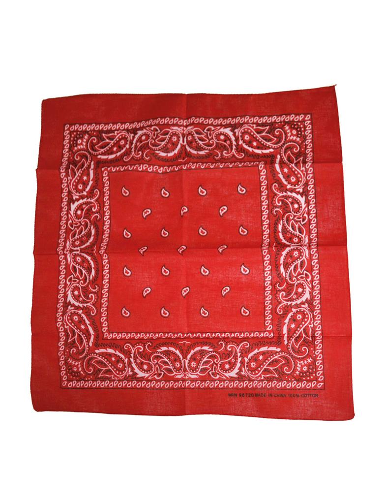 Funny Fashion - Μπαντάνα - Μαντήλι Λαχούρι Κόκκινο 59184