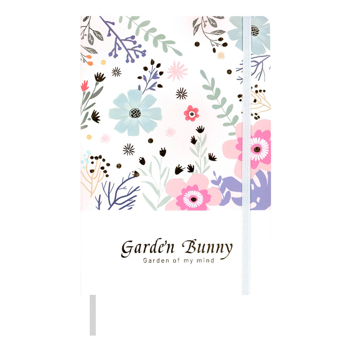 Salko Paper - Σημειωματάριο Δεμένο 9x14 Ριγέ, Garden White 4046