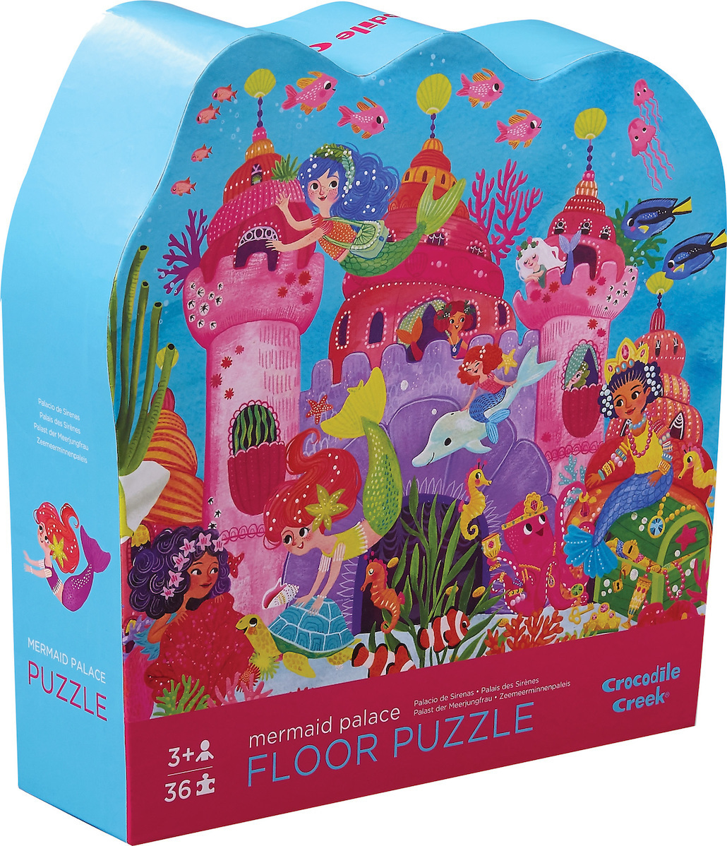 Crocodile Creek – Puzzle Δαπέδου, Mermaid Palace 36 Pcs 40706