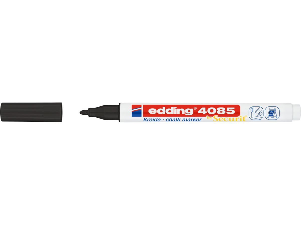 Edding – Μαρκαδόρος Κιμωλίας 4085, Black 4085-1