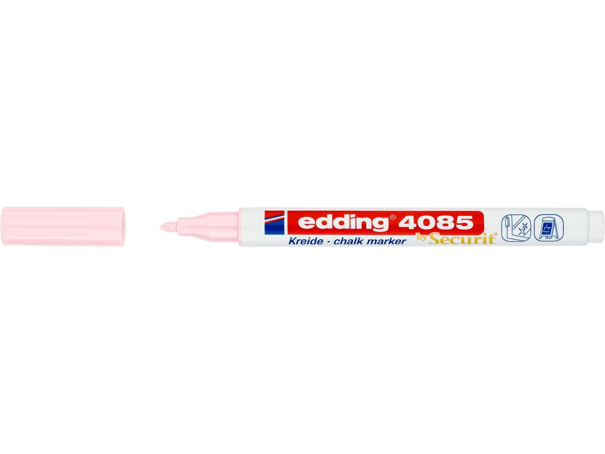 Edding – Μαρκαδόρος Κιμωλίας 4085, Pastel Pink 4085-138