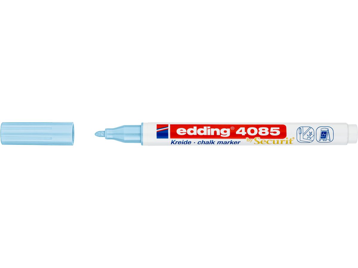 Edding – Μαρκαδόρος Κιμωλίας 4085, Pastel Blue 4085-139