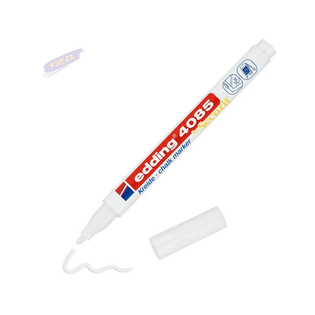 Edding – Μαρκαδόρος Κιμωλίας 4085, White 4085-49