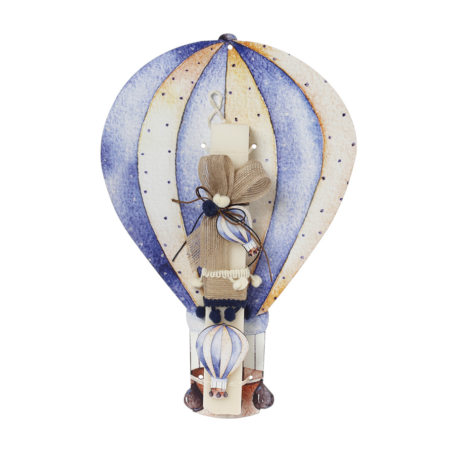 Ζήβας - Πασχαλινή Λαμπάδα Με Πλάτη, Κοπτικό, Αερόστατο 41-1064