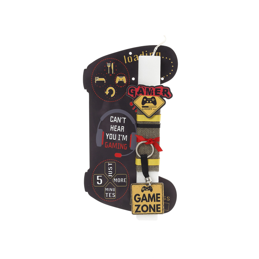 Ζήβας - Πασχαλινή Λαμπάδα Με Πλάτη, Κοπτικό, Χειριστήριο Κονσόλας 41-1153Α