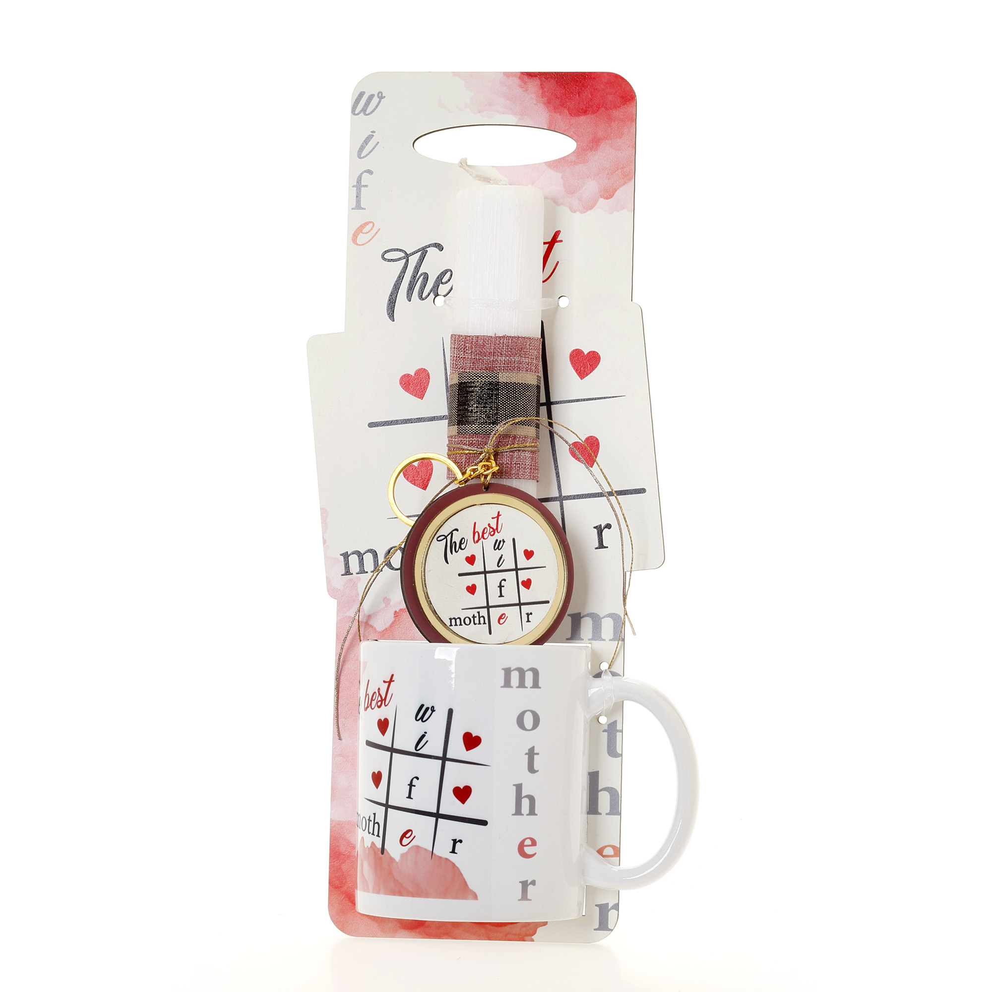 Ζήβας - Πασχαλινή Λαμπάδα Με Πλάτη Και Κούπα, Τρίλιζα Mother 41-1308K