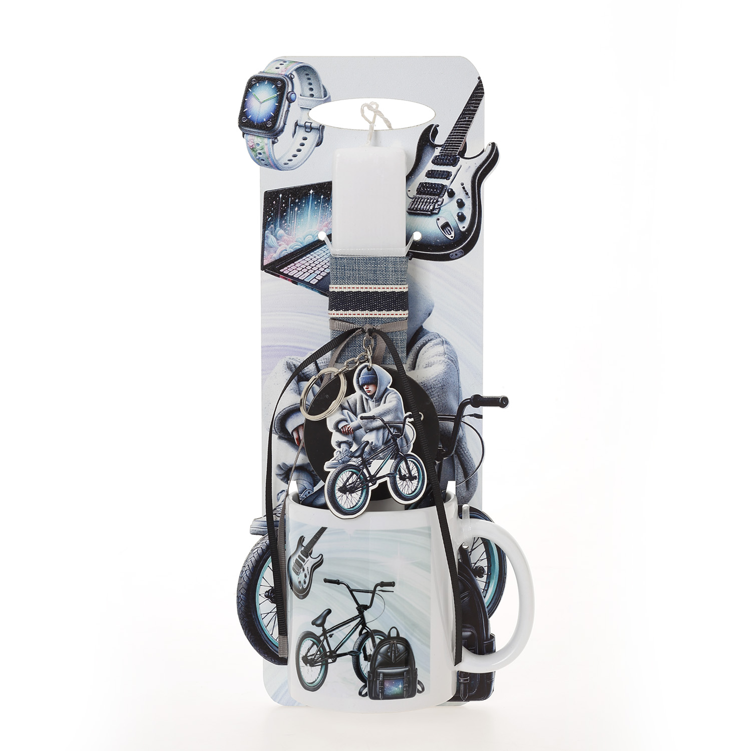 Ζήβας - Πασχαλινή Λαμπάδα Με Πλάτη Και Κούπα, Έφηβος 41-1332K