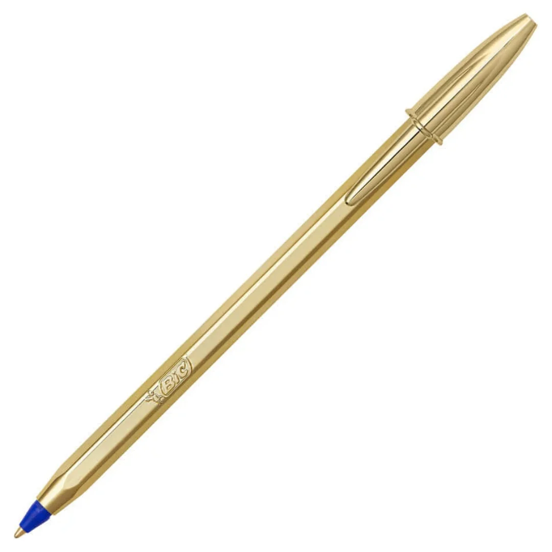 Bic - Στυλό Cristal Celebrate Χρυσό 1.00mm, Μπλε 413493