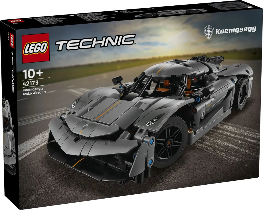 Lego Technic - Koenigsegg Jesko Absolut Grey Hypercar 42173