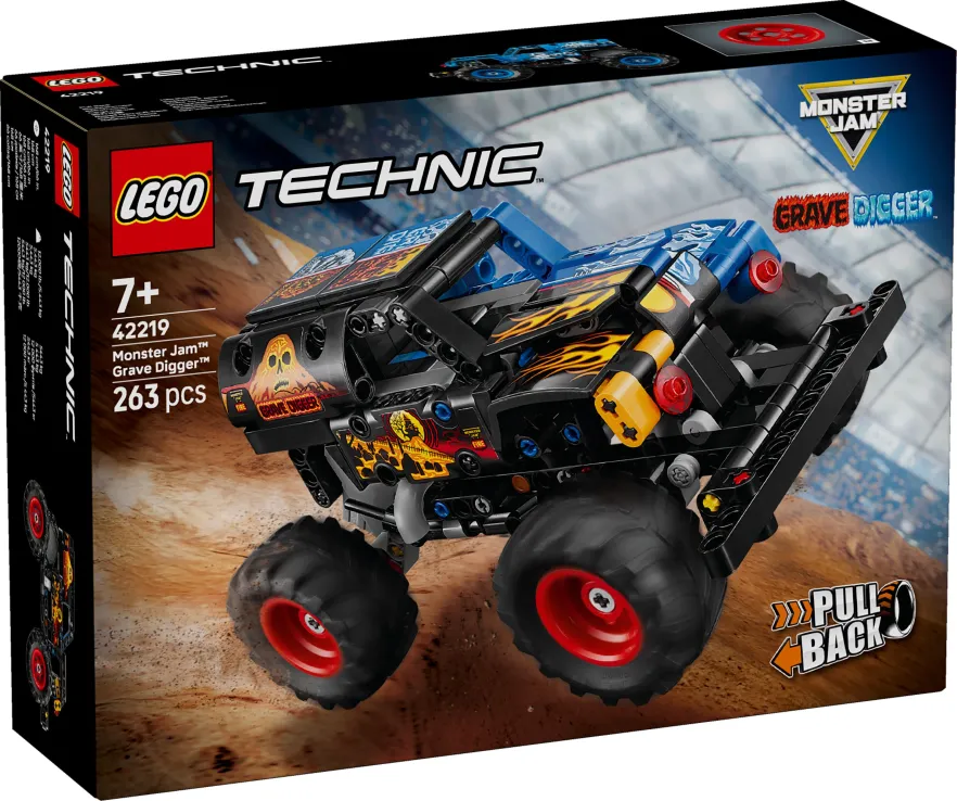 Lego Technic - Monster Jam Grave Digger Fire And Ice 42219