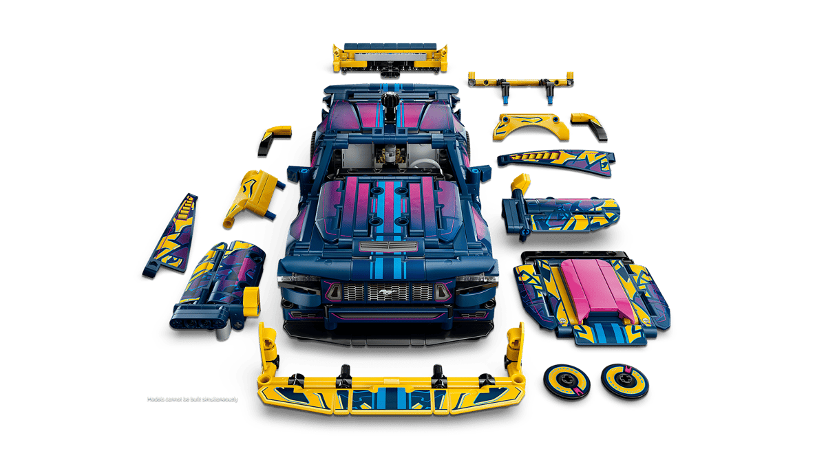 Lego Technic - Custom Garage Ford Mustang GT Car 42236