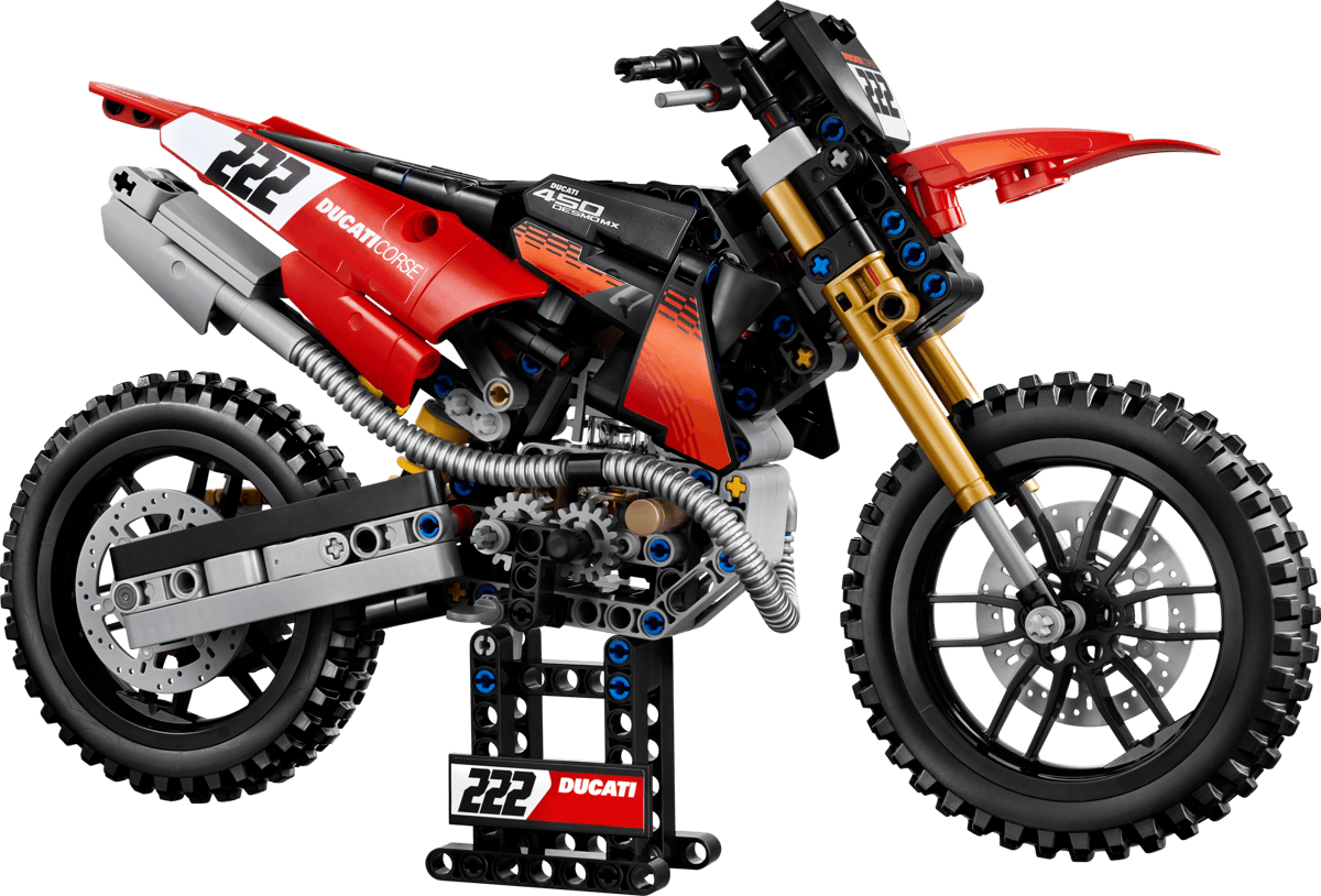 Lego Technic - Ducati Desmo450 MX Factory Motorcycle 42238
