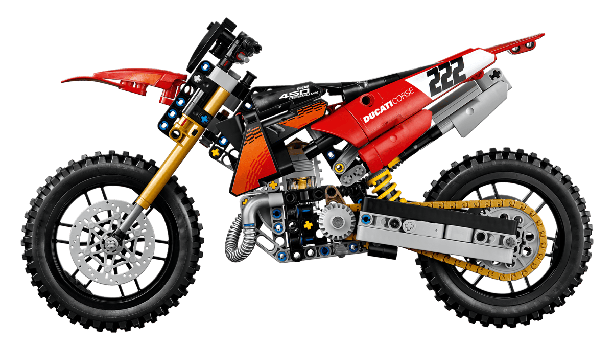 Lego Technic - Ducati Desmo450 MX Factory Motorcycle 42238