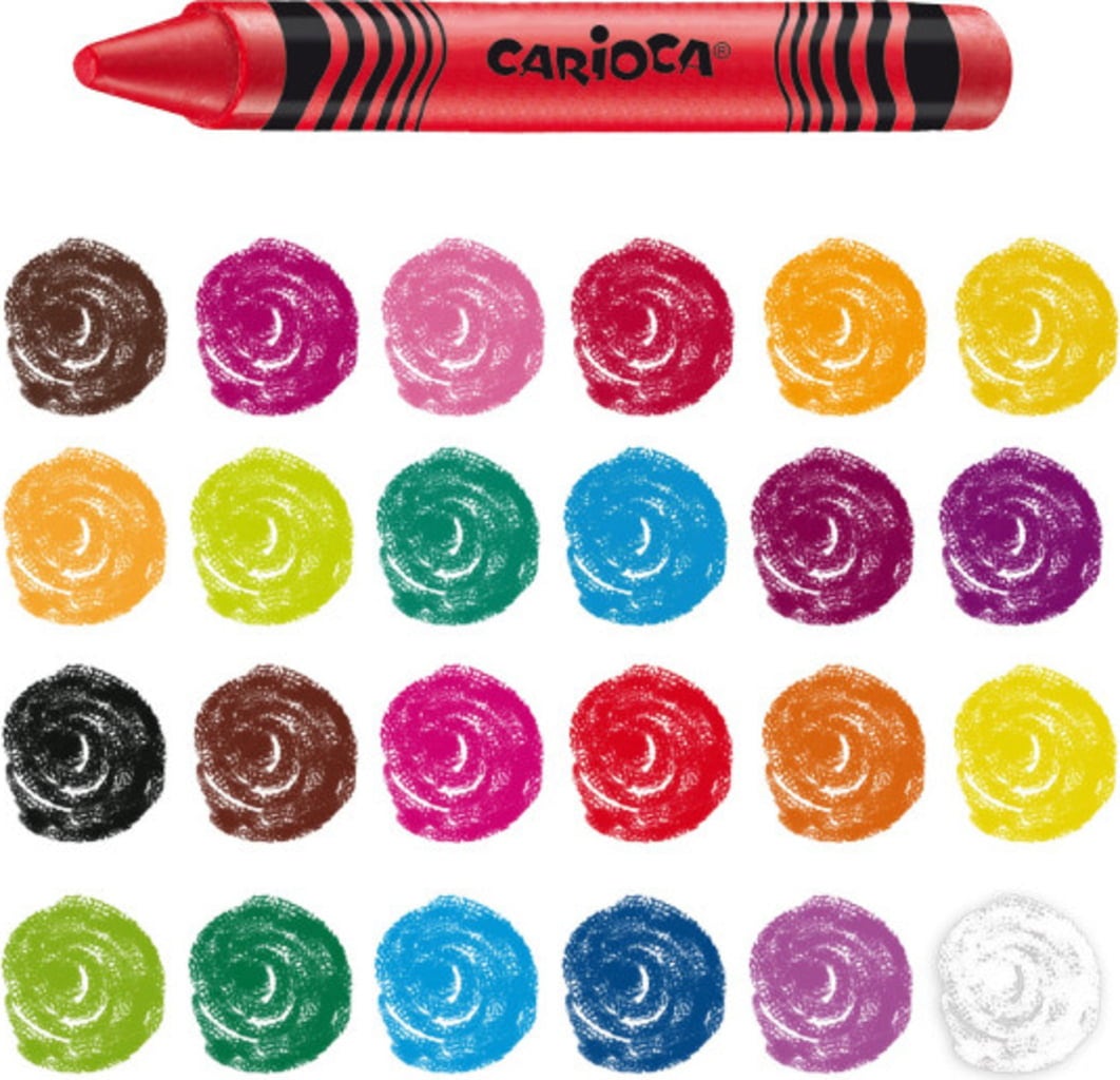 Carioca - Wax Maxi Tube Κηρομπογιές Σετ 50 Τμχ 42388