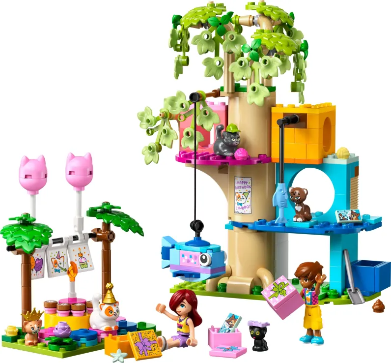 Lego Friends - Friends Cat Birthday Party & Tree House 42666 Lego Friends - Friends Cat Birthday Party & Tree House 42666