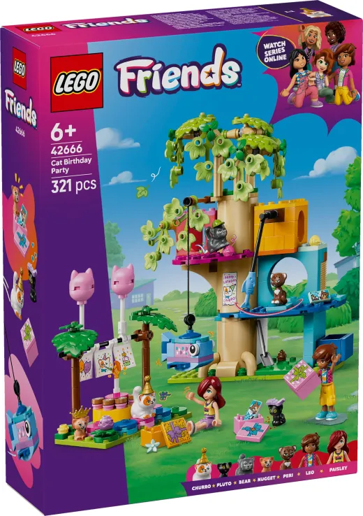 Lego Friends - Friends Cat Birthday Party & Tree House 42666 Lego Friends - Friends Cat Birthday Party & Tree House 42666