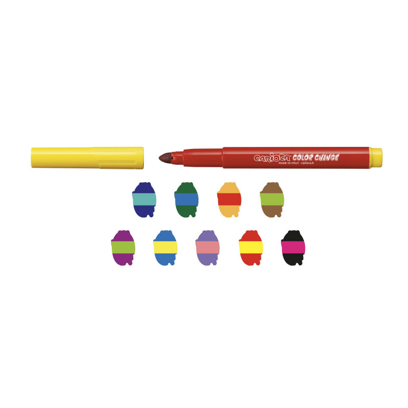 Carioca - Μαρκαδόροι Ζωγραφικής Colour Change Magic 10 Τμχ 42737 Carioca - Μαρκαδόροι Ζωγραφικής Colour Change Magic 10 Τμχ 42737