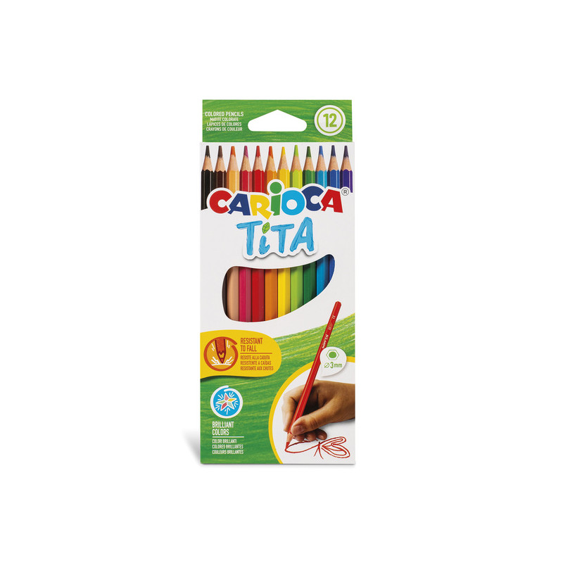 Carioca - Ξυλομπογιές Tita 12 Τμχ 42793