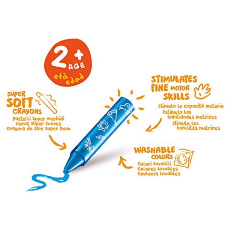 Carioca Baby - Κηρομπογιές Wild Baby 8 Τμχ 42892 Carioca Baby - Κηρομπογιές Wild Baby 8 Τμχ 42892