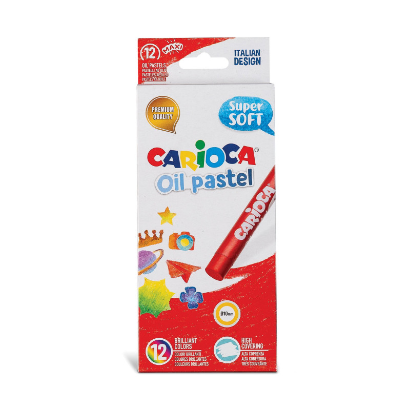 Carioca - Σετ Λαδοπαστέλ Super Soft 12 Χρώματα 43277