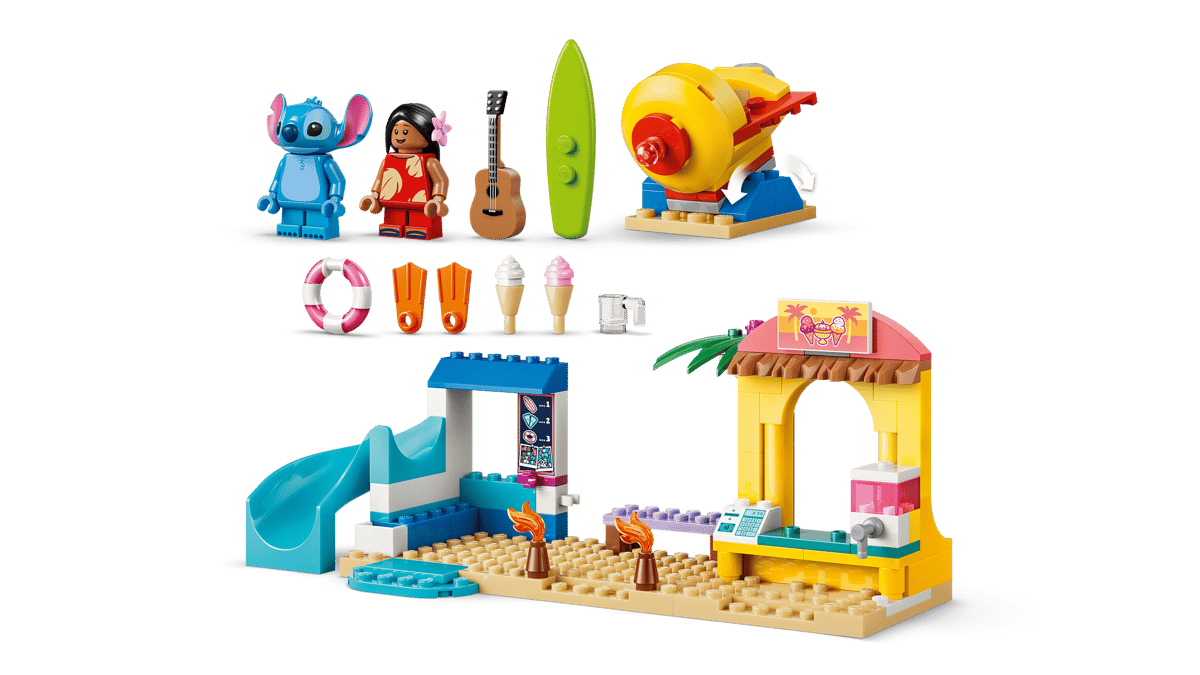 Lego Disney - Beach Fun With Lilo & Stitch 43280