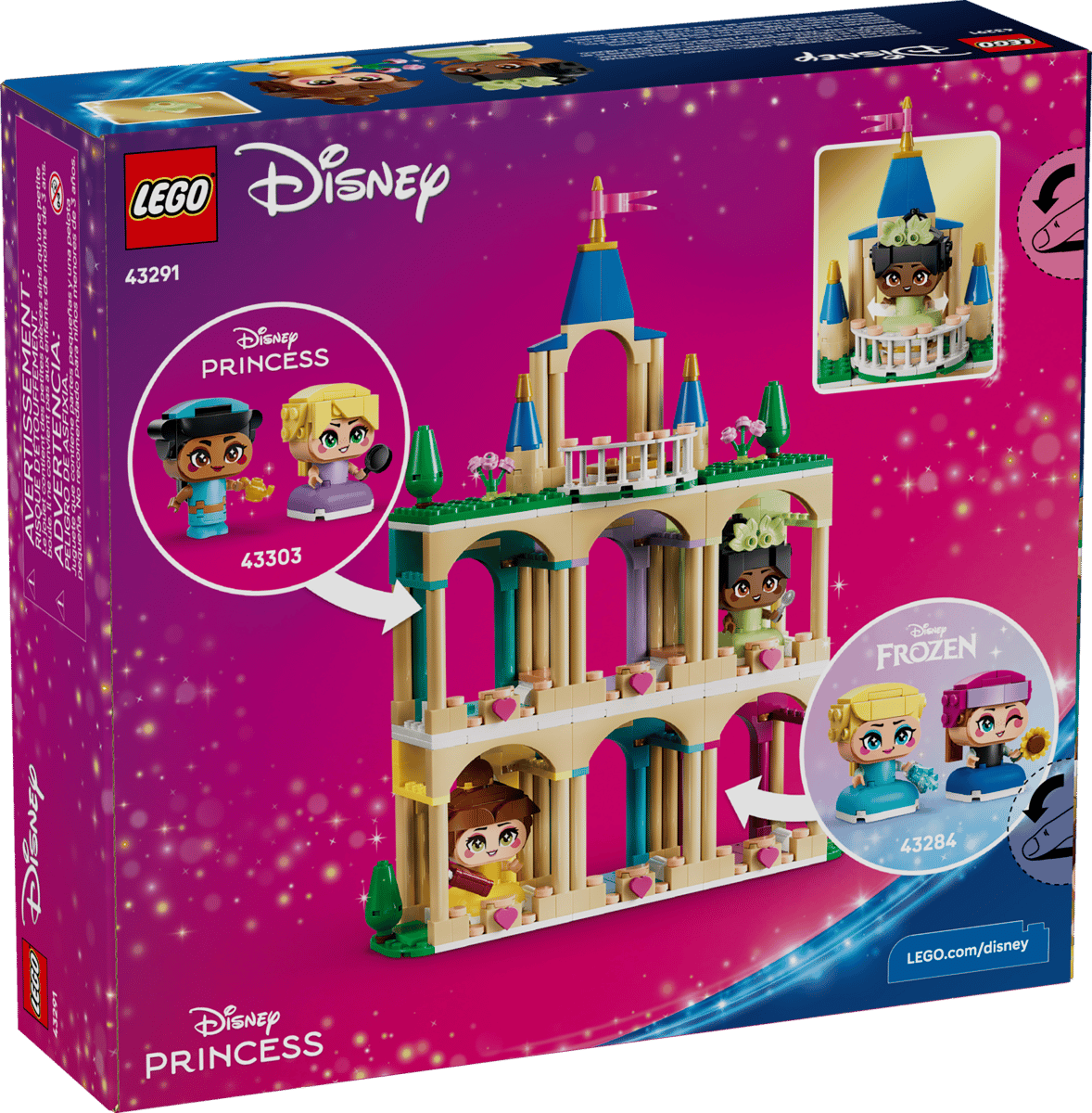 Lego Disney Princess - Mini Belle & Tiana With Castle 43291