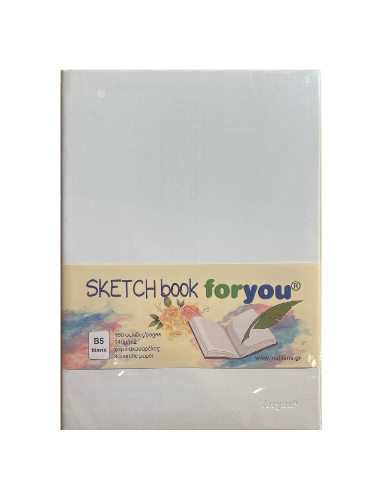 For You - Sketch Book B5 18.5 x 25.5 cm 80 Φύλλα, White 43384 For You - Sketch Book B5 18.5 x 25.5 cm 80 Φύλλα, White 43384