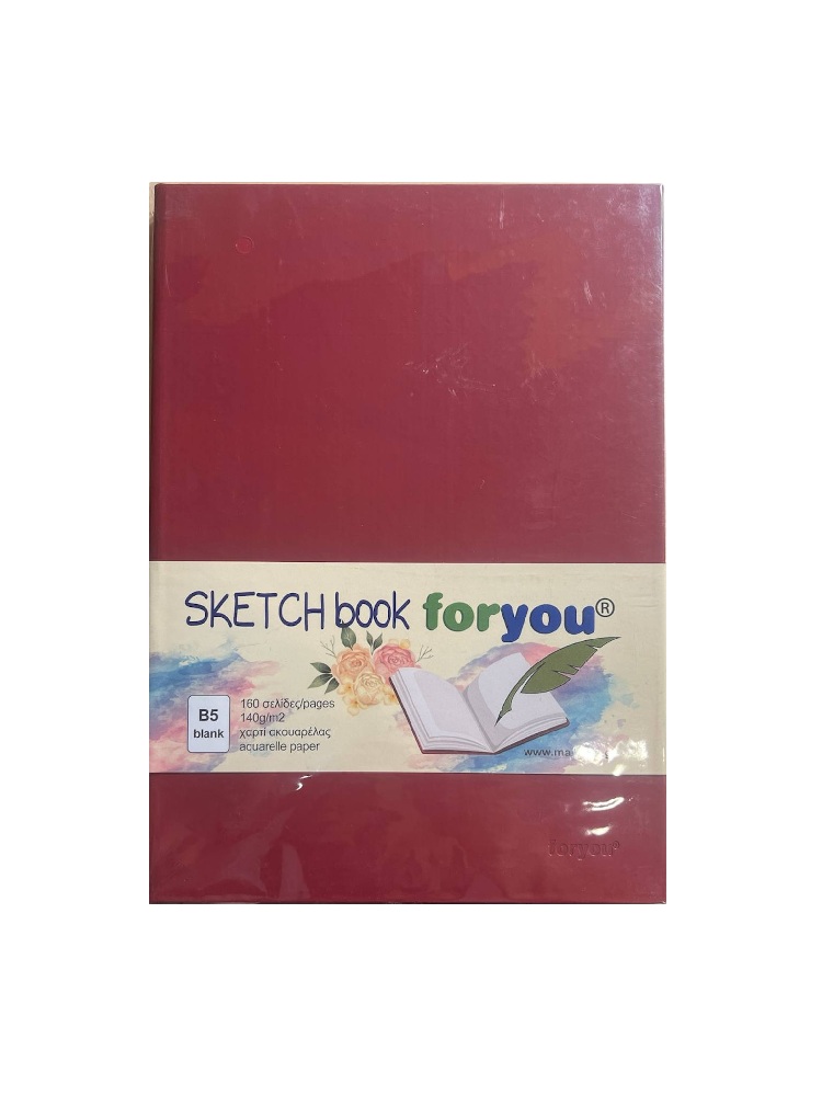 For You - Sketch Book B5 18.5 x 25.5 cm 80 Φύλλα, Red 43384 For You - Sketch Book B5 18.5 x 25.5 cm 80 Φύλλα, Red 43384