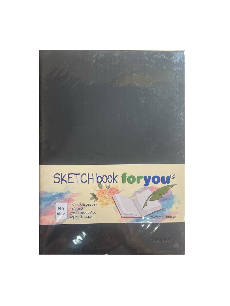 For You - Sketch Book B5 18.5 x 25.5 cm 80 Φύλλα, Black 43384 For You - Sketch Book B5 18.5 x 25.5 cm 80 Φύλλα, Black 43384