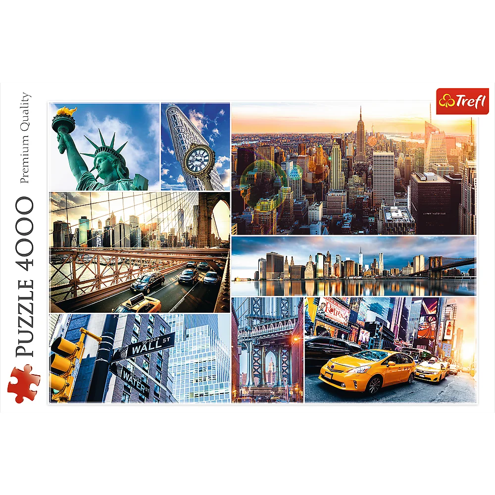 Trefl - Puzzle New York, Collage 4000 Pcs 45006