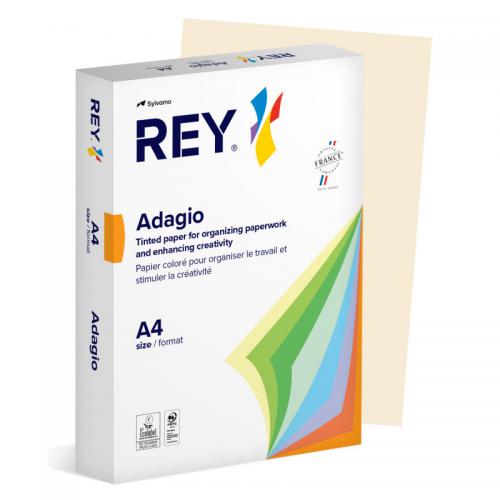 Sylvamo - Χαρτί Εκτύπωσης Rey Adagio, Ivory A4 80gr 500 Φύλλα (1 Δεσμίδα) 45369