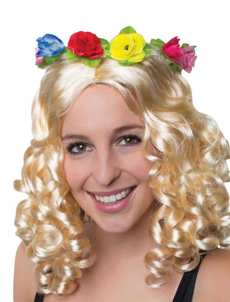 Funny Fashion - Στεφανάκι Με Λουλούδια Πολύχρωμα 53791