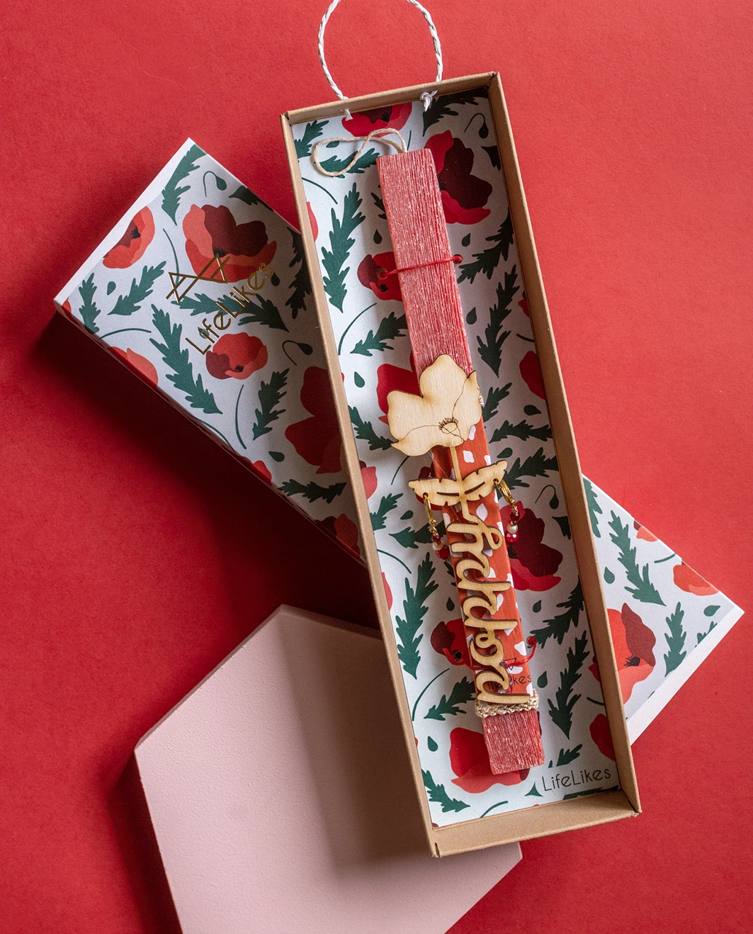 Life Likes - Λαμπάδα Poppy Με Σκουλαρίκια 4685