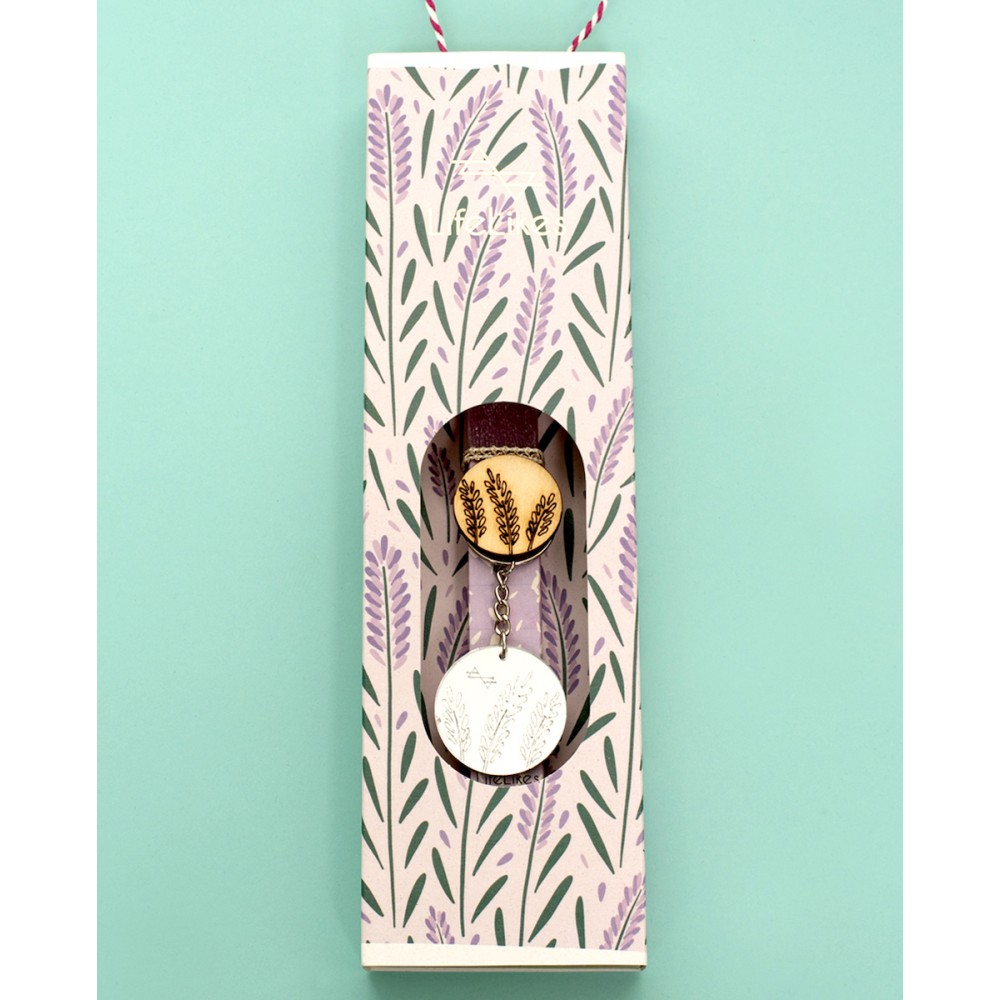 Life Likes - Λαμπάδα Λεβάντα Με Μπρελόκ 4688