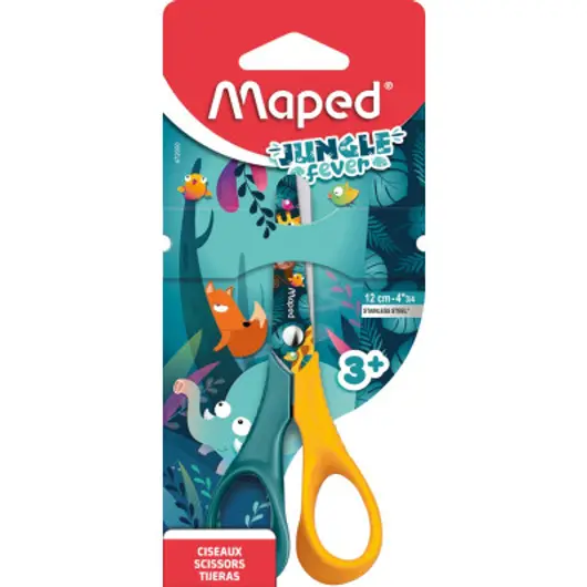 Maped - Ψαλίδι Jungler Fever 12cm, Κίτρινο 472000