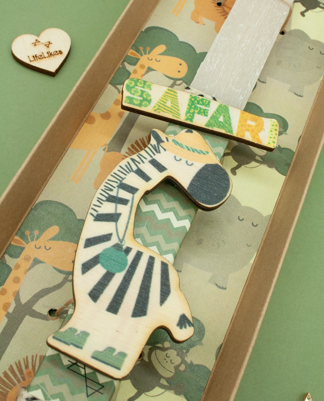 Life Likes - Λαμπάδα Σαφάρι Με Ζωάκια 4740