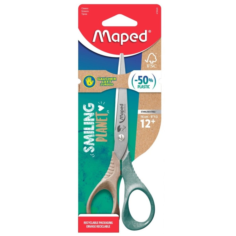 Maped - Ψαλίδι Smiling Planet 16cm Για Αριστερόχειρες 476520