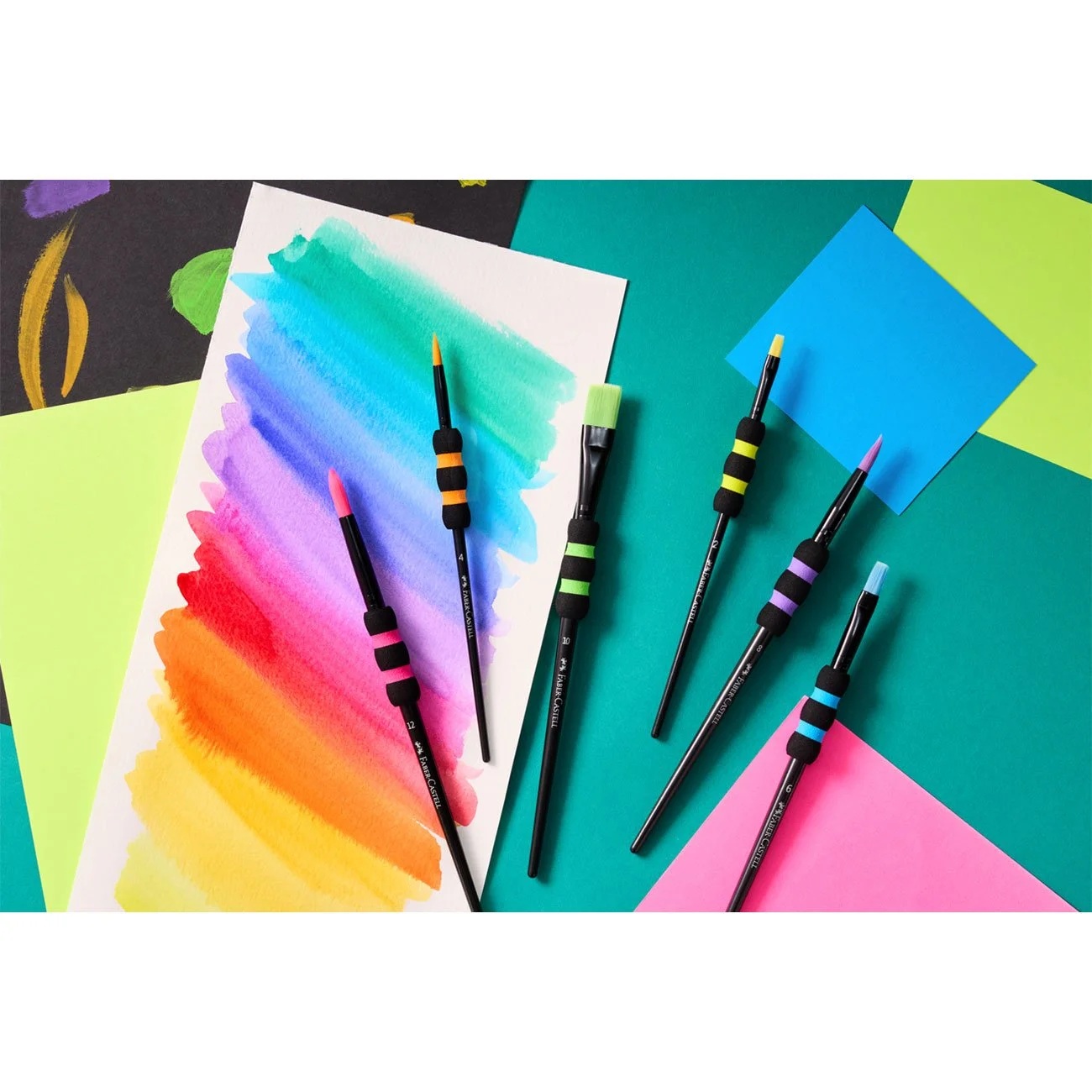 Faber Castell – Σετ Πινέλα Soft Touch Σετ 6 Νο2-4-6-8-10-12 481622