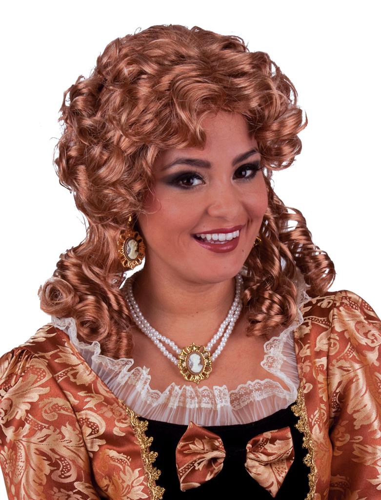 Funny Fashion - Περούκα Εποχής - Αναγέννησης Καστανή 57605