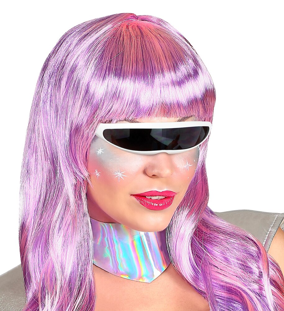 Widmann - Αποκριάτικα Γυαλία Space Λευκά 11911