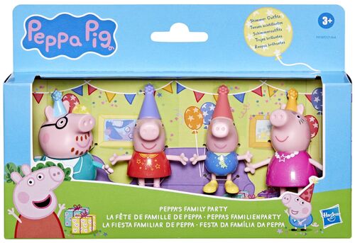 Hasbro - Peppa Pig, Peppa΄s Family Ώρα Για Πάρτυ F9510 (F2171)