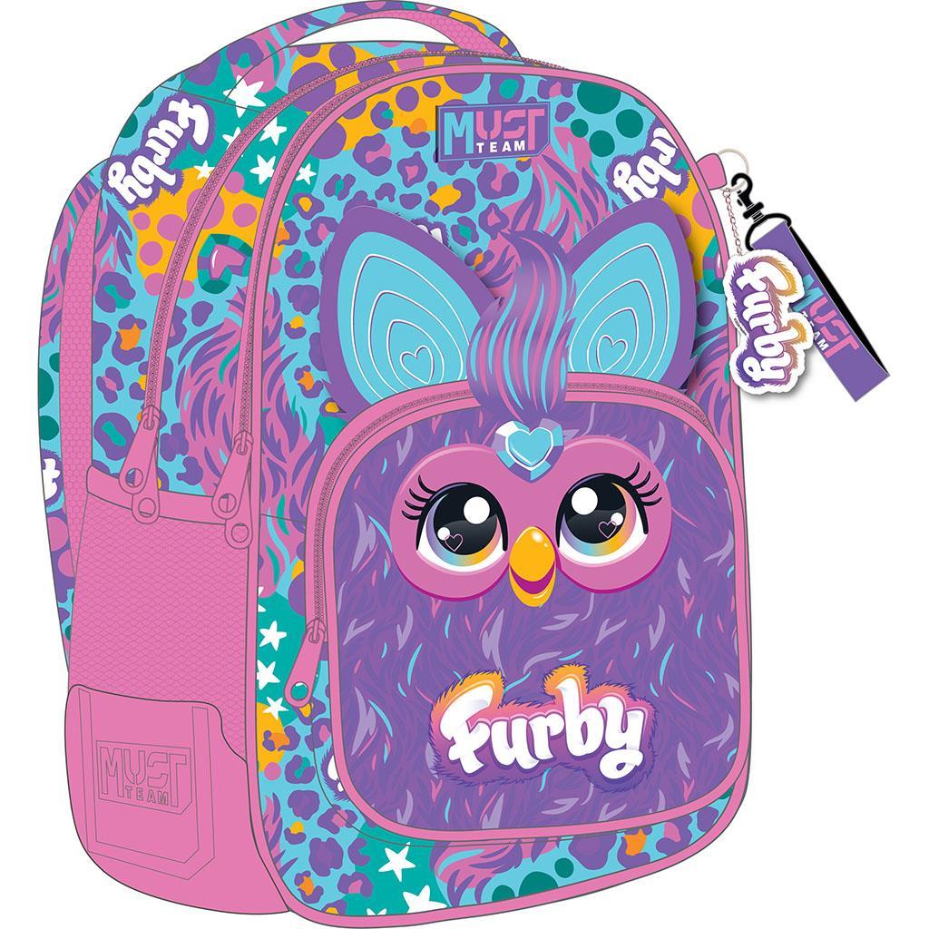Diakakis - Τσάντα Πλάτης Δημοτικού Must 3 Θήκες, Furby 506282
