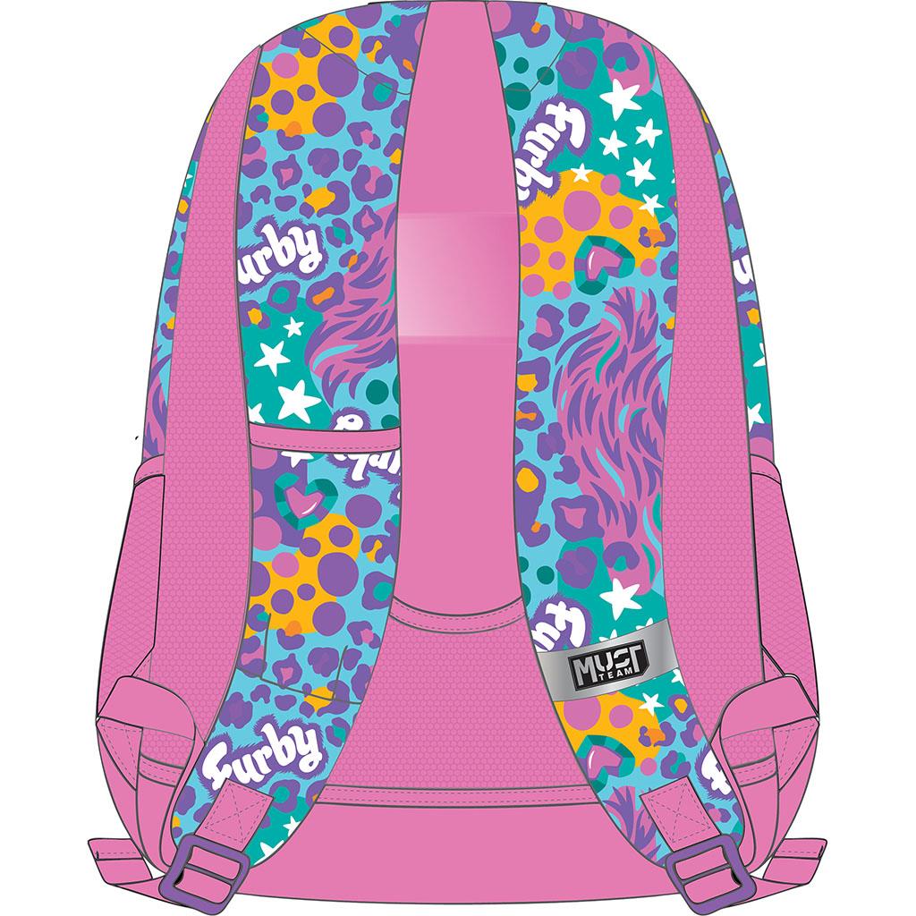 Diakakis - Τσάντα Πλάτης Δημοτικού Must 3 Θήκες, Furby 506282