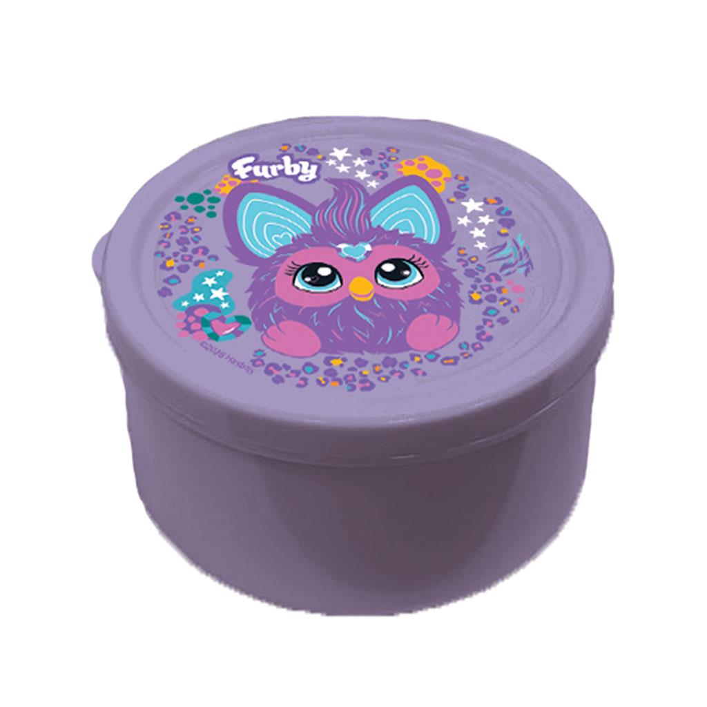 Diakakis - Σετ Φαγητοδοχείο PP 130ml Και Παγούρι Ανοξείδωτο 500ml, Furby 484506