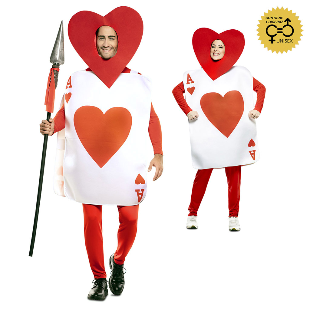 Fyasa - Αποκριάτικη Στολή, Τραπουλόχαρτο Καρδιά 707090