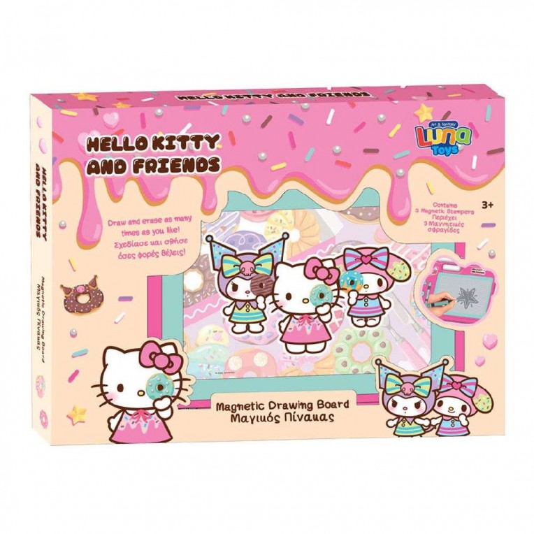 Μαγικός Μαγνητικός Πίνακας - Γράψε-Σβήσε - Sanrio Hello Kitty & Friends 490194 Μαγικός Μαγνητικός Πίνακας - Γράψε-Σβήσε - Sanrio Hello Kitty & Friends 490194