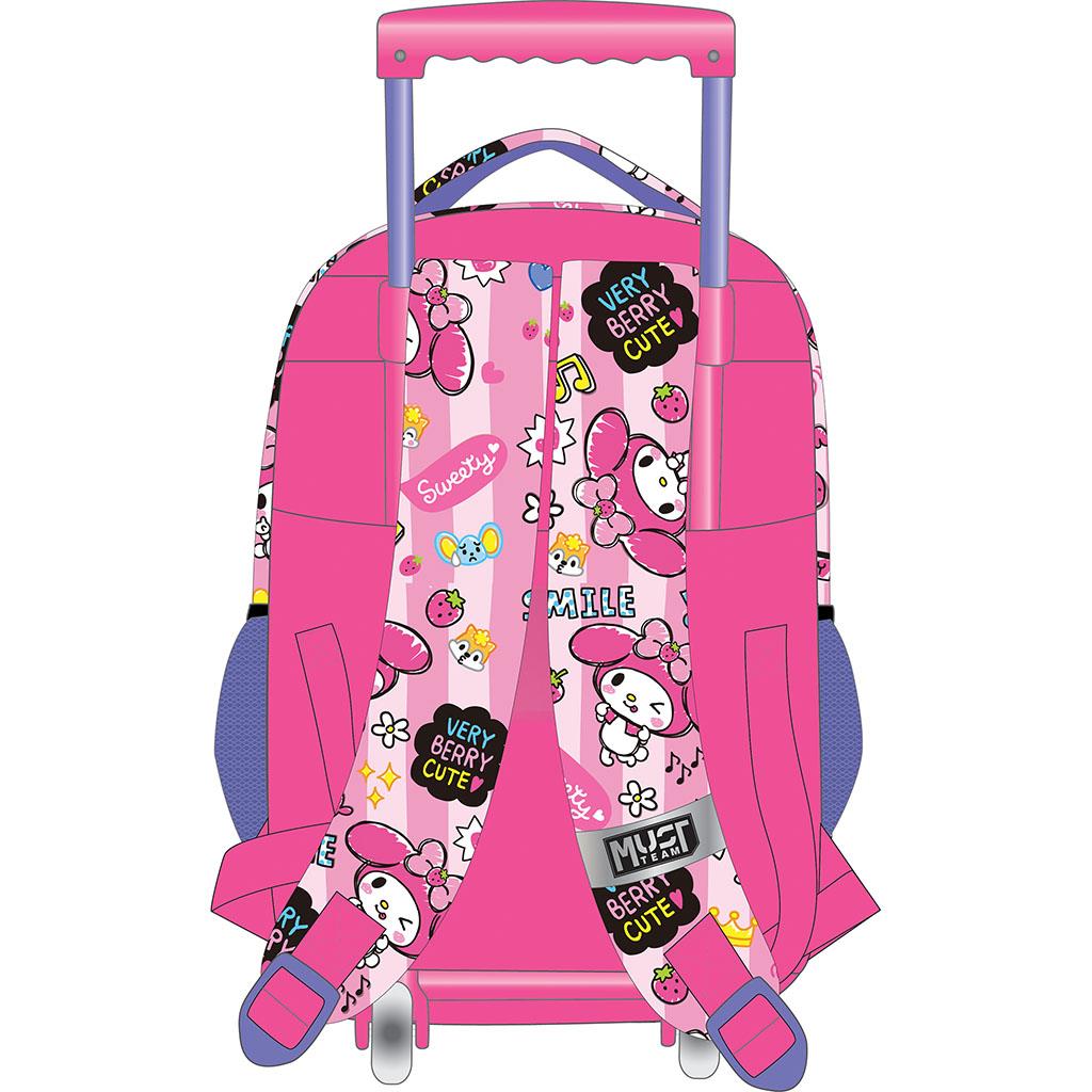 Diakakis - Σακίδιο Τρόλεϊ Δημοτικού Must 3 Θήκες, My Melody, Pink Bow 490309